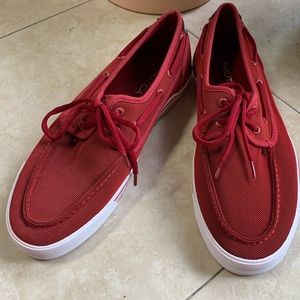 Red Nautica Boat Shoe Size 12